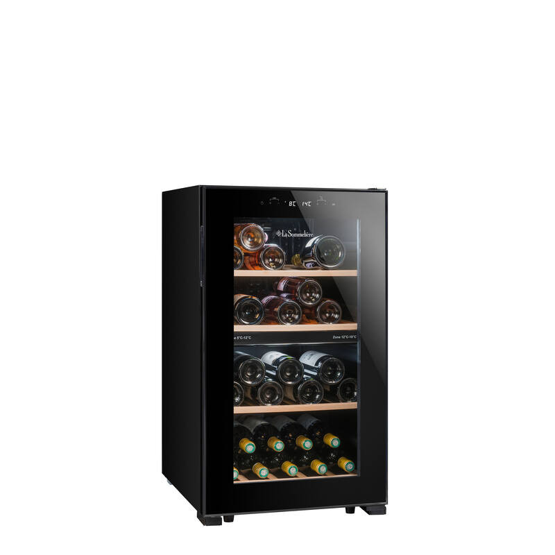 Dual-zone temperature-controlled cellar LS51.2ZBLACK 50 Bottles - La Sommelière