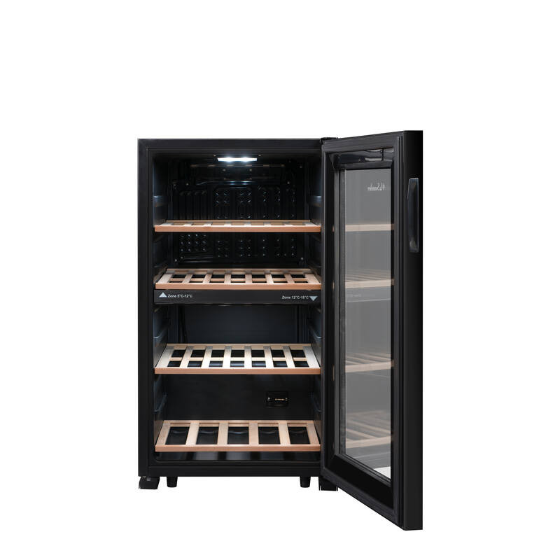 Dual-zone temperature-controlled cellar LS51.2ZBLACK 50 Bottles - La Sommelière