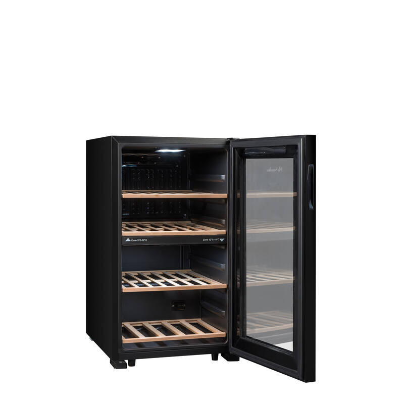 Dual-zone temperature-controlled cellar LS51.2ZBLACK 50 Bottles - La Sommelière